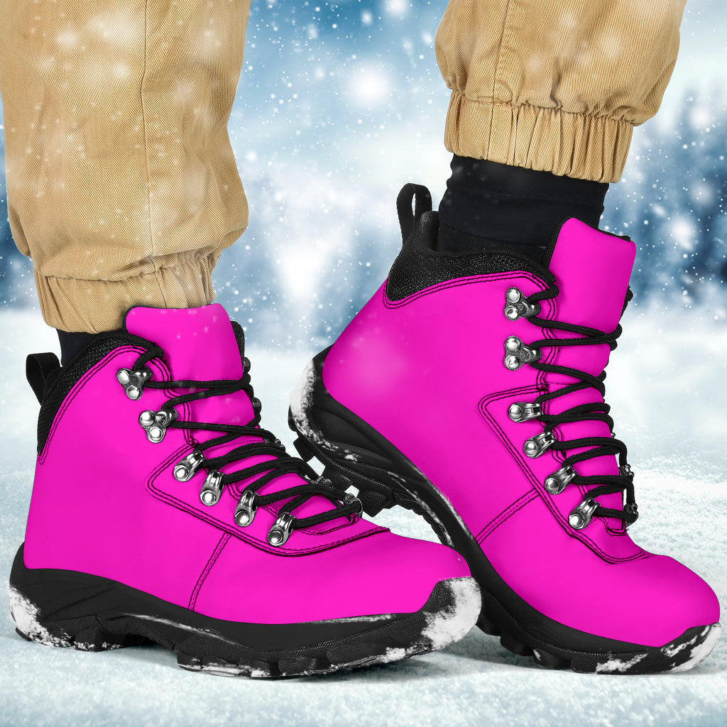 Hot Pink Alpine Boots