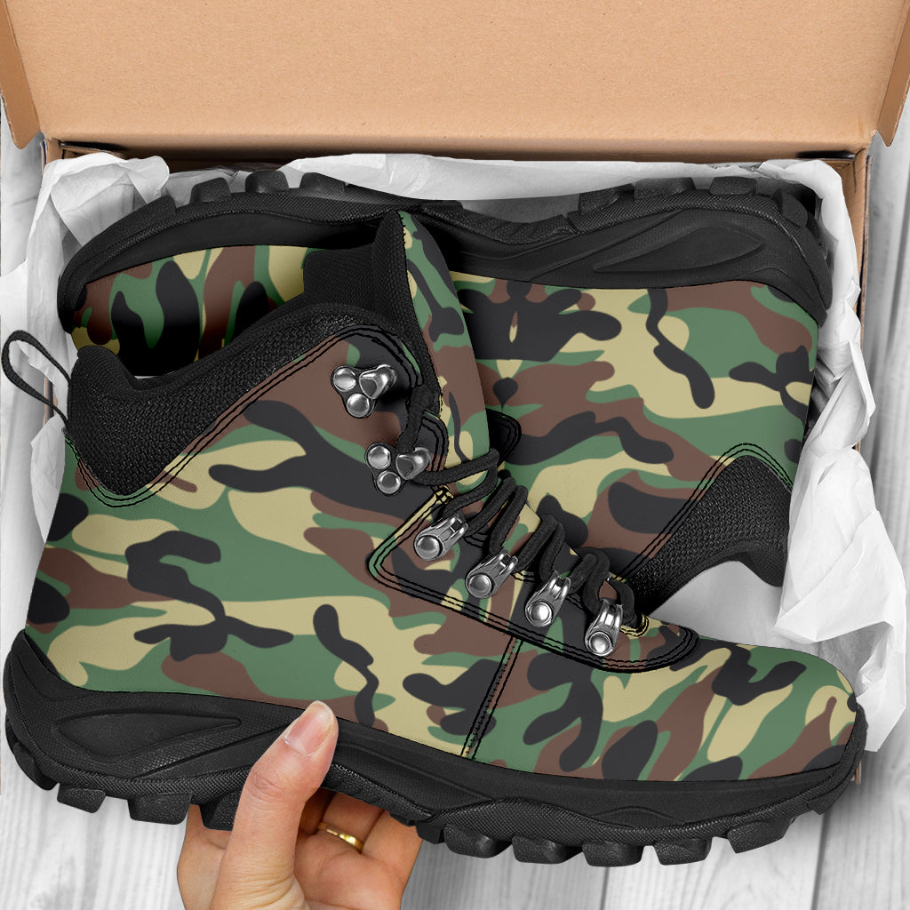 Camouflage Alpine Boots