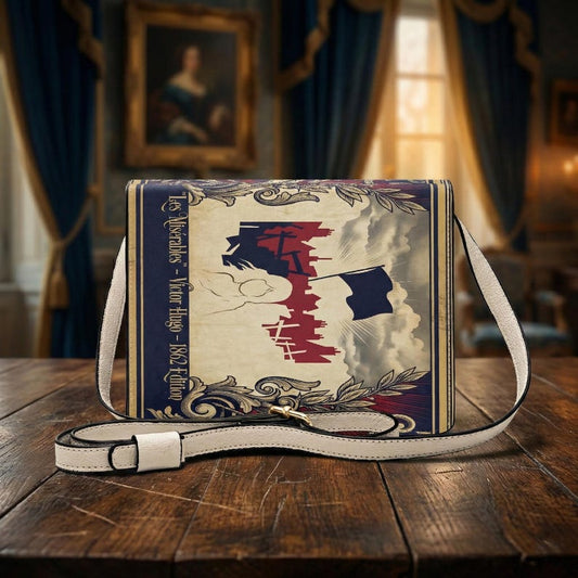 les miserables victor hugo book-shaped crossbody bag vegan leather – Sole Design Studio
