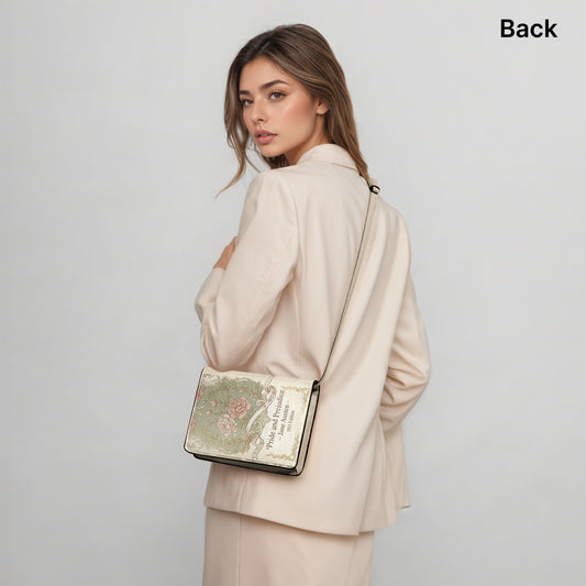 pride and prejudice jane austen literary crossbody bag for women – Sole Design Studio