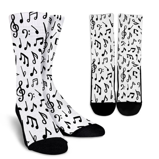 Musical Notes Women's Crew Socks