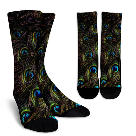 Peacock Feathers Women's Crew Socks