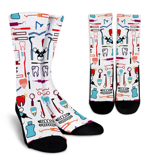 Dental Tools Crew Socks