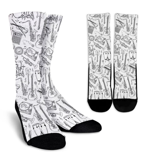 Musical Instruments Women's Crew Socks