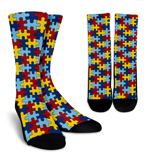 Autism Awareness Crew Socks