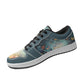 Butterfly Women's Low Top Leather Sneakers