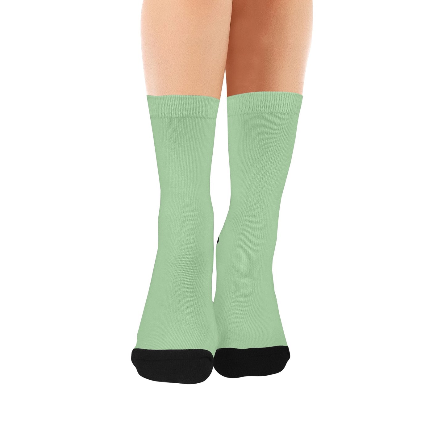seea foam green women's crew socks – Sole Design Studio