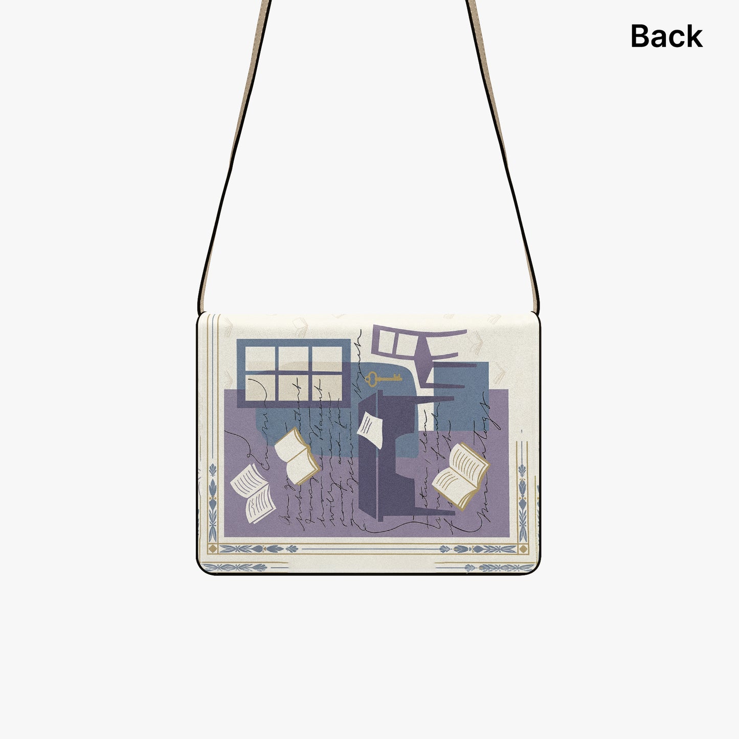 a room of one's own virginia woolf book-shaped crossbody bag vegan leather – Sole Design Studio