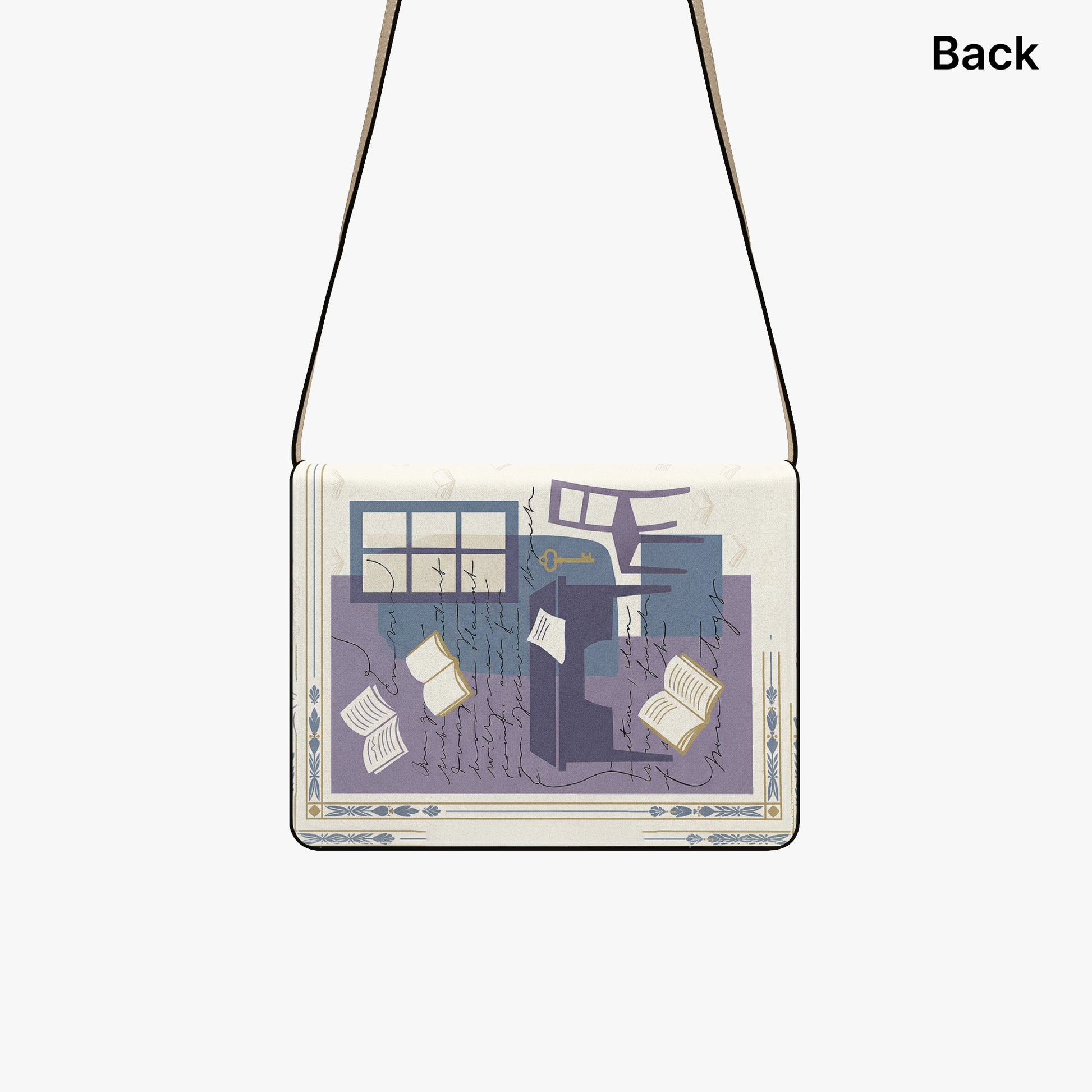a room of one's own virginia woolf book-shaped crossbody bag vegan leather – Sole Design Studio