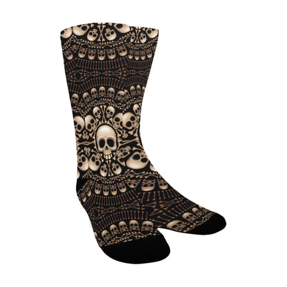 skulls and bones women's crew socks – Sole Design Studio