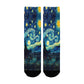 van gogh galaxy star women's crew socks – Sole Design Studio