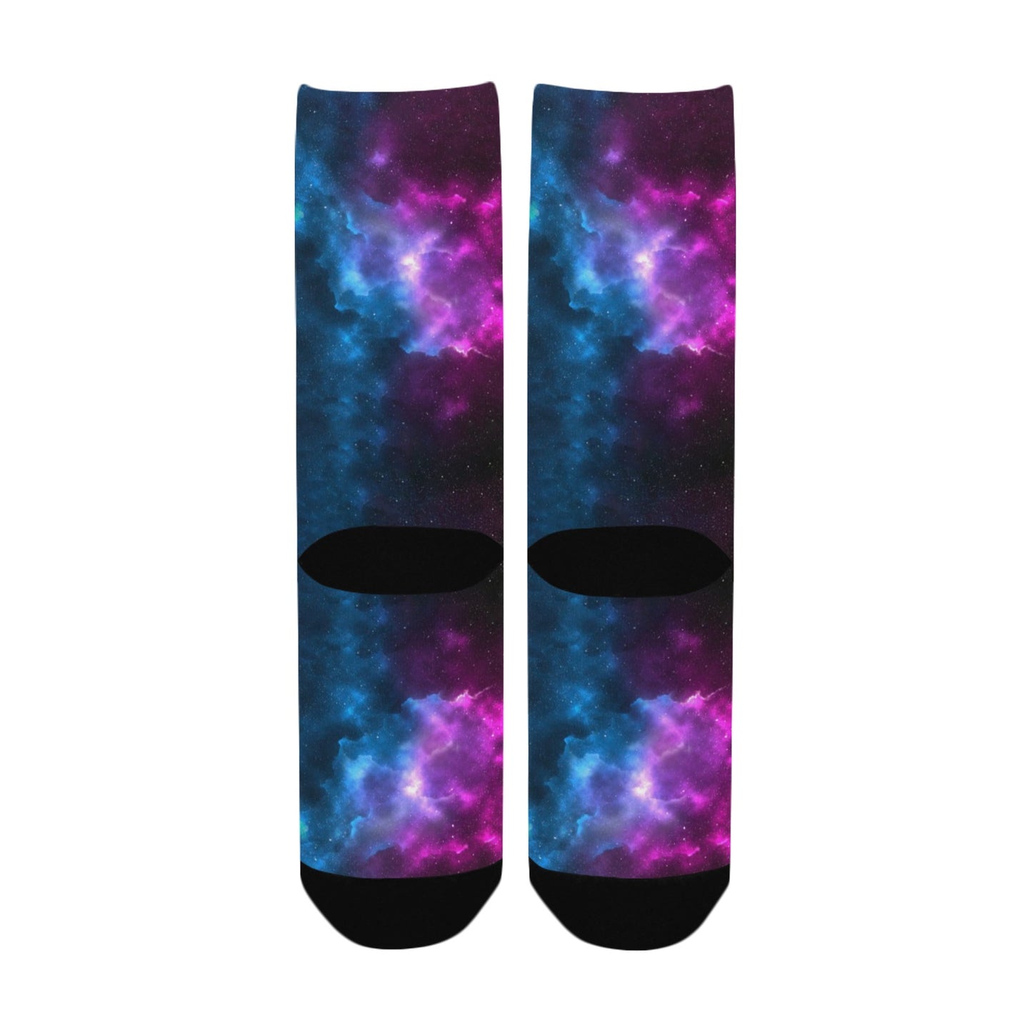 Galaxy Stars Socks - Custom Socks for Women Made in USA