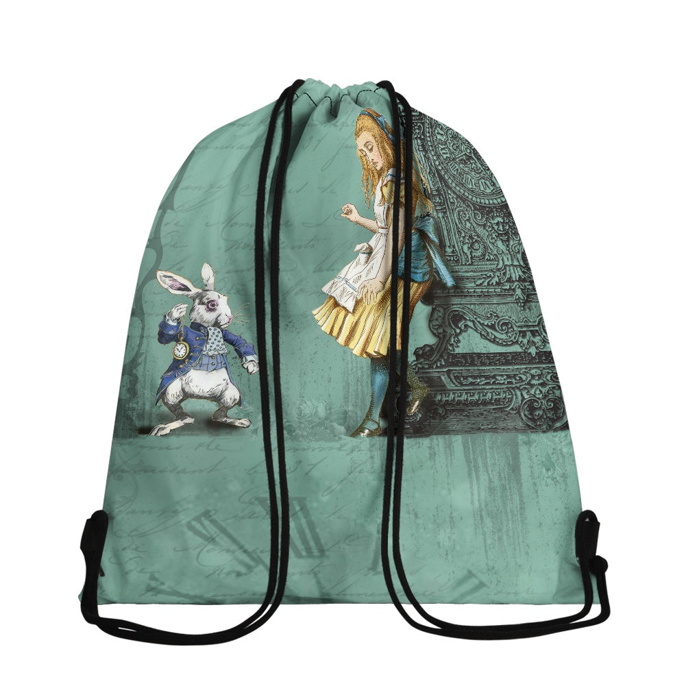 Alice in Wonderland Women's Drawstring Backpack