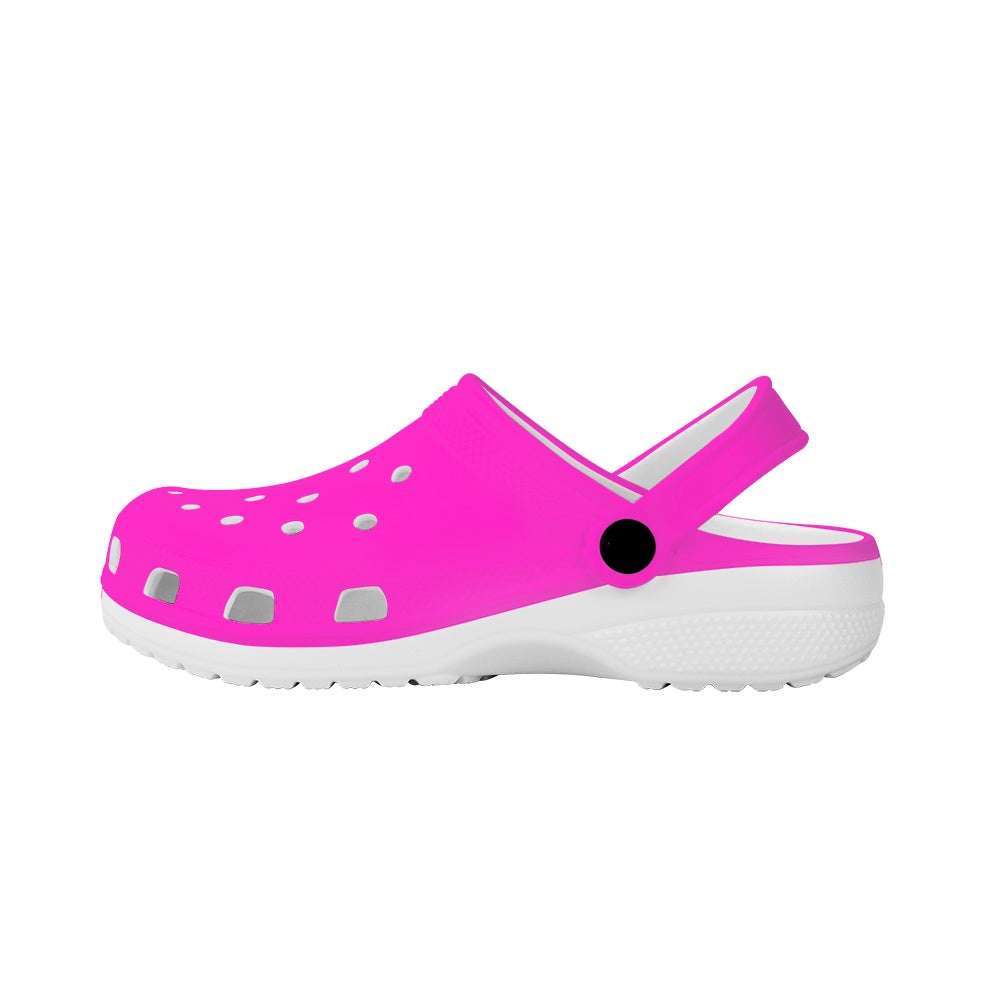 Hot Pink Women's Clogs