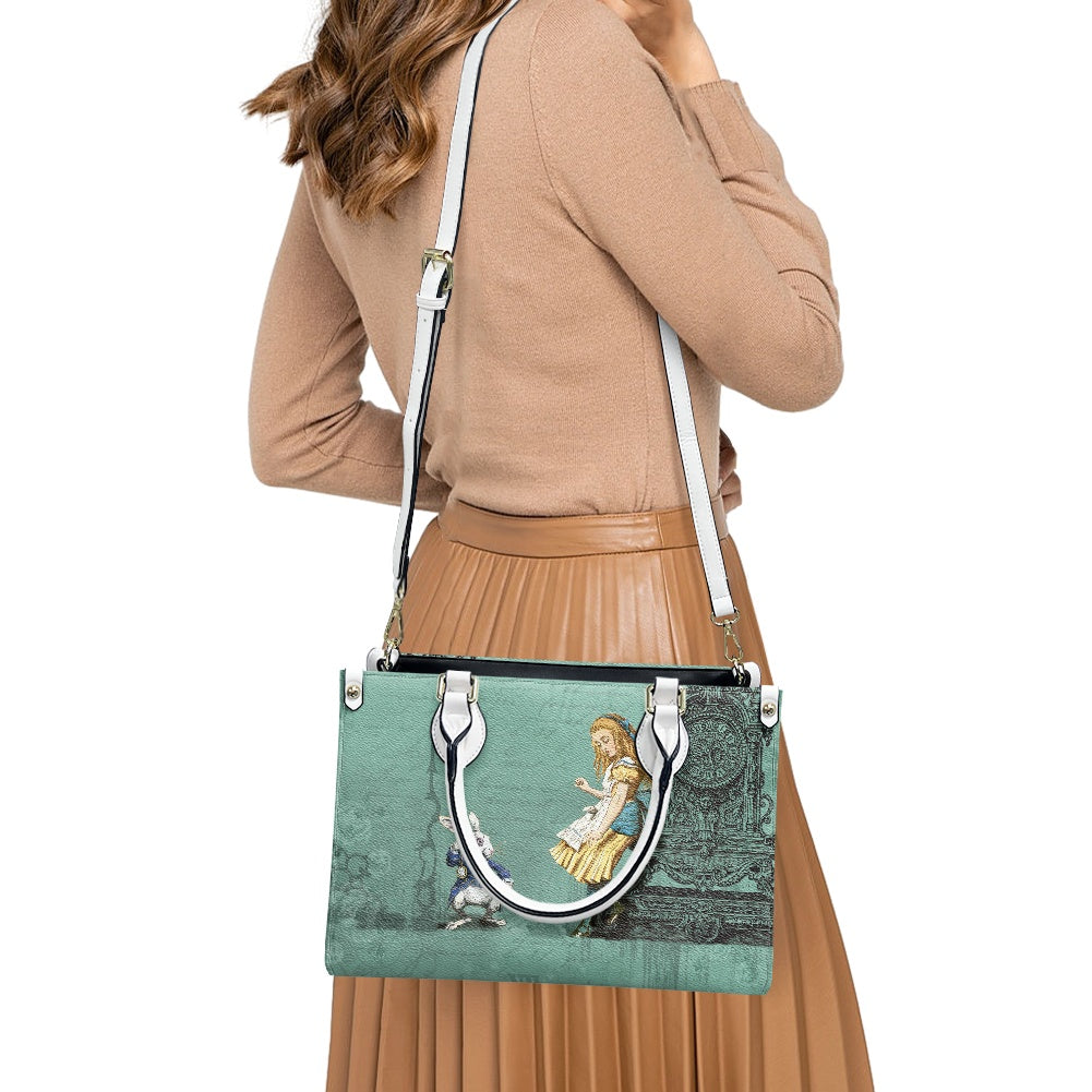 Alice in Wonderland Women's Vegan Leather Handbag