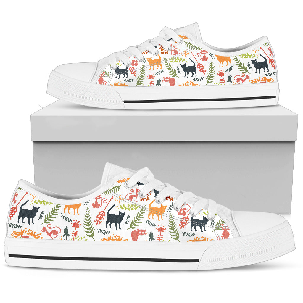 Cat Women's Low Top Shoes