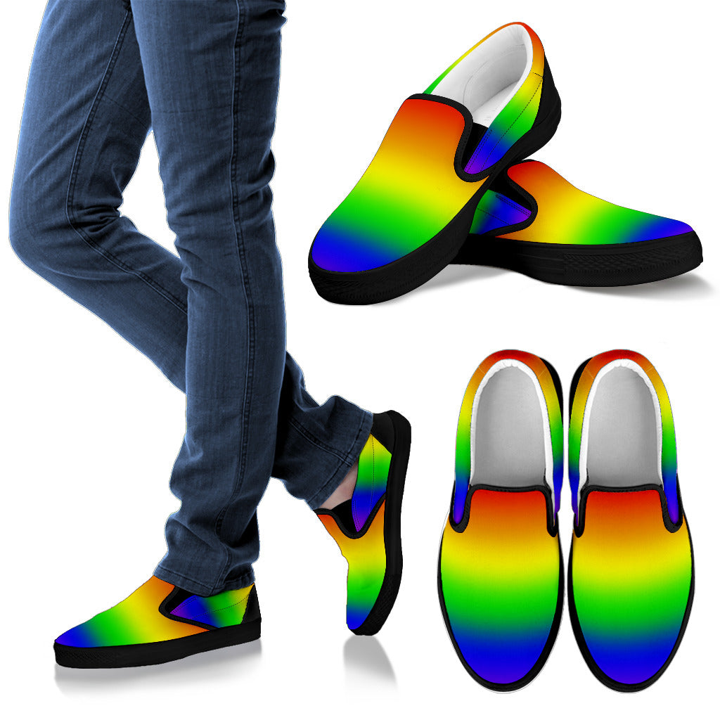 Rainbow Women's Slip Ons