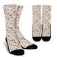 Tiny Blooms and Butterflies Women's Crew Socks