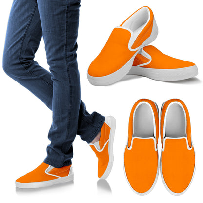 Orange Women's Slip Ons