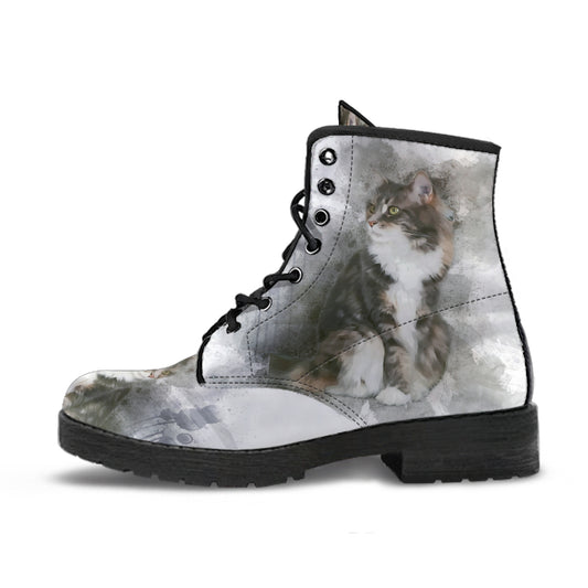 Sweet Cat Vegan Leather Boots