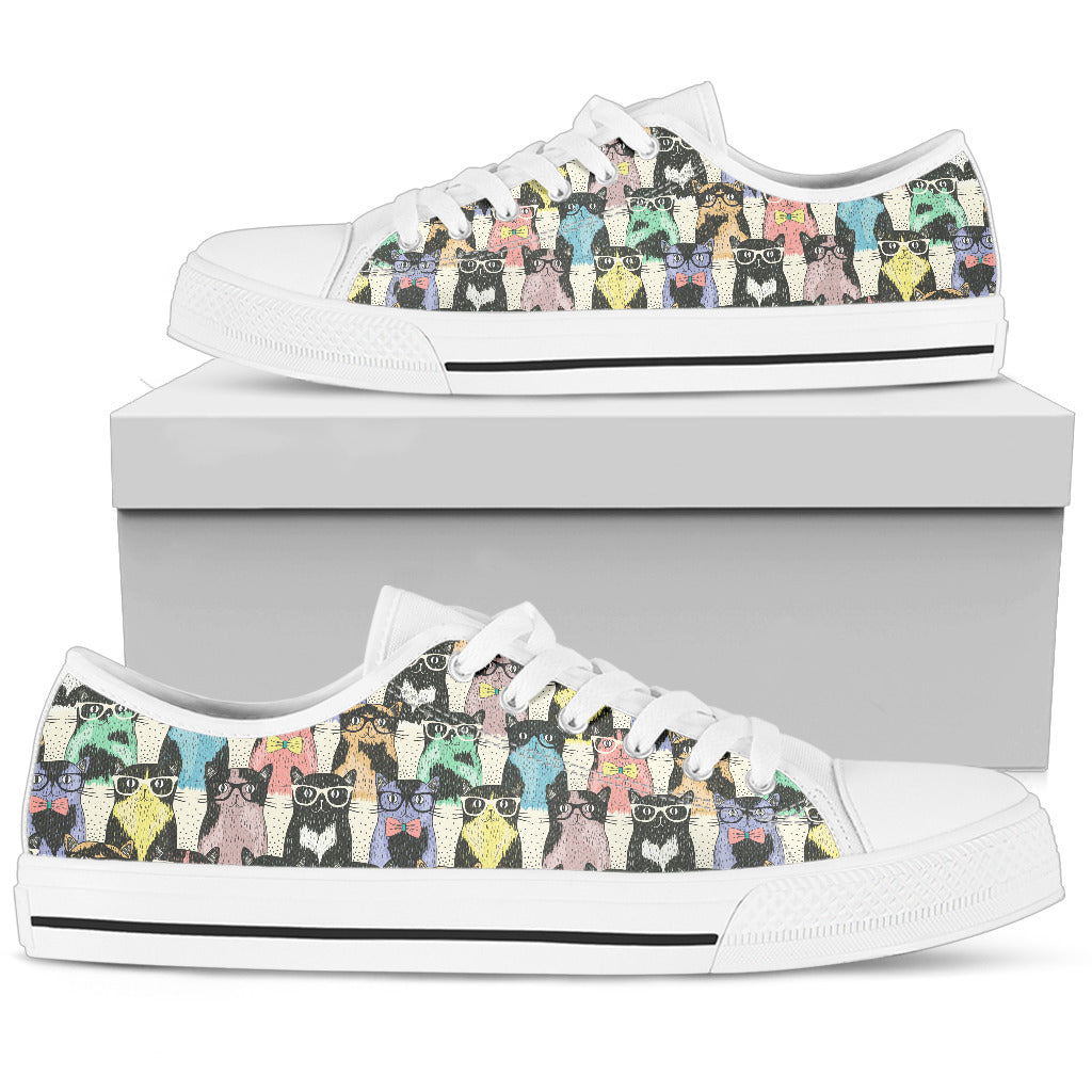 Cat Women's Low Top Shoes