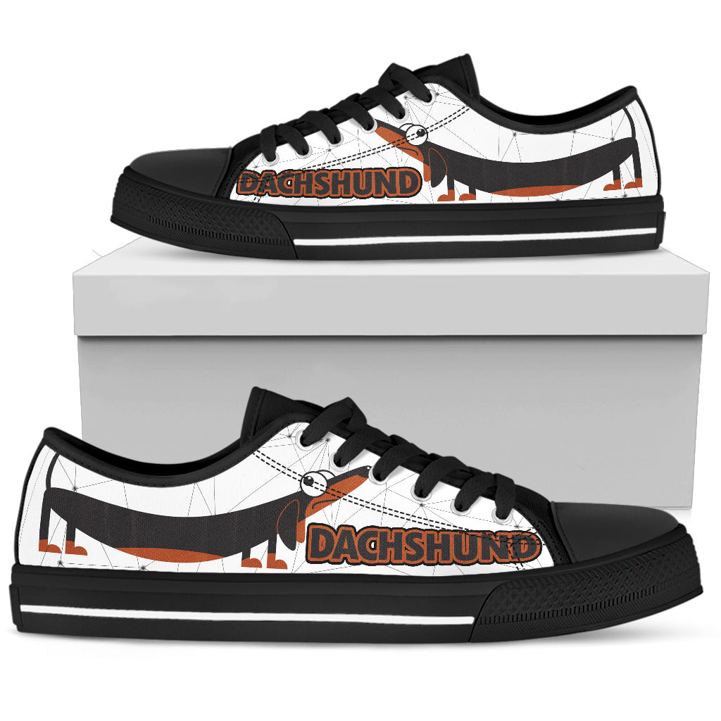 Dachshund Love Women's Low Top Sneakers