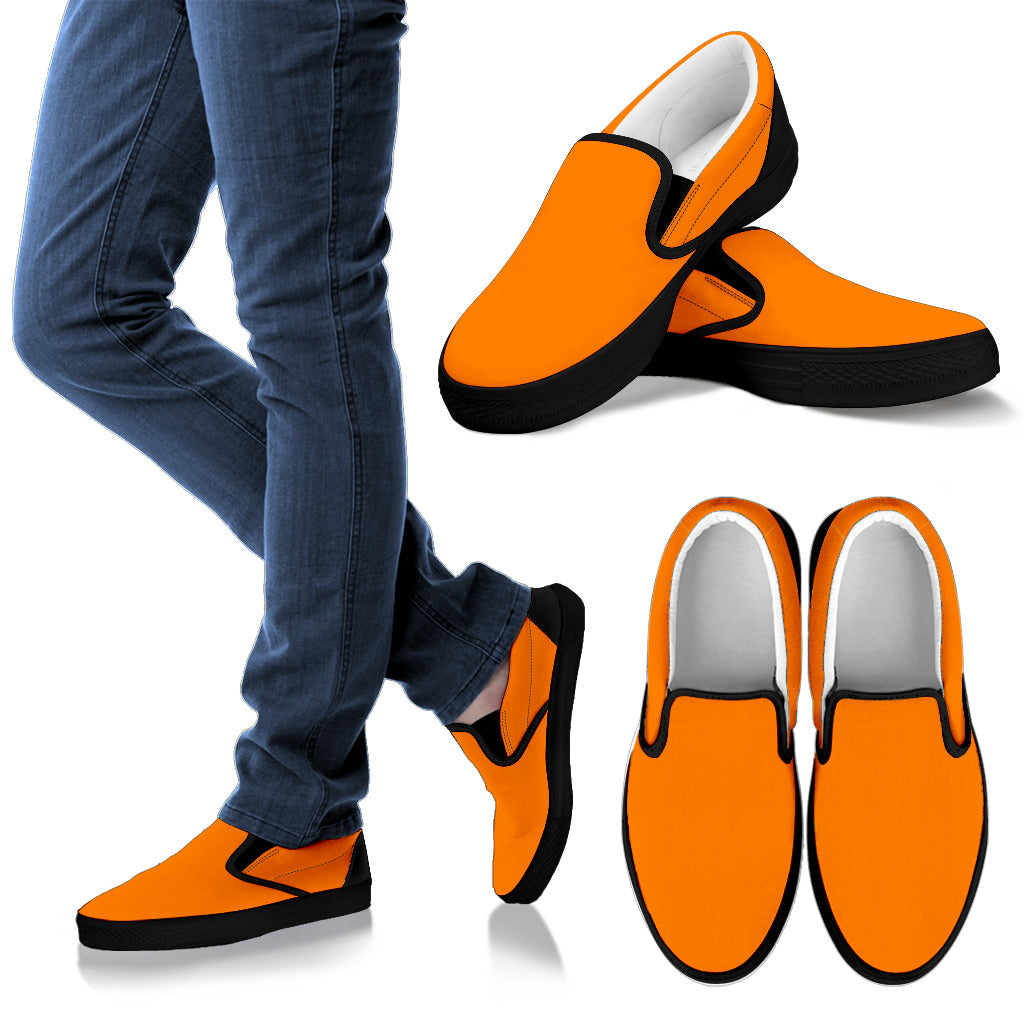 Orange Women's Slip Ons