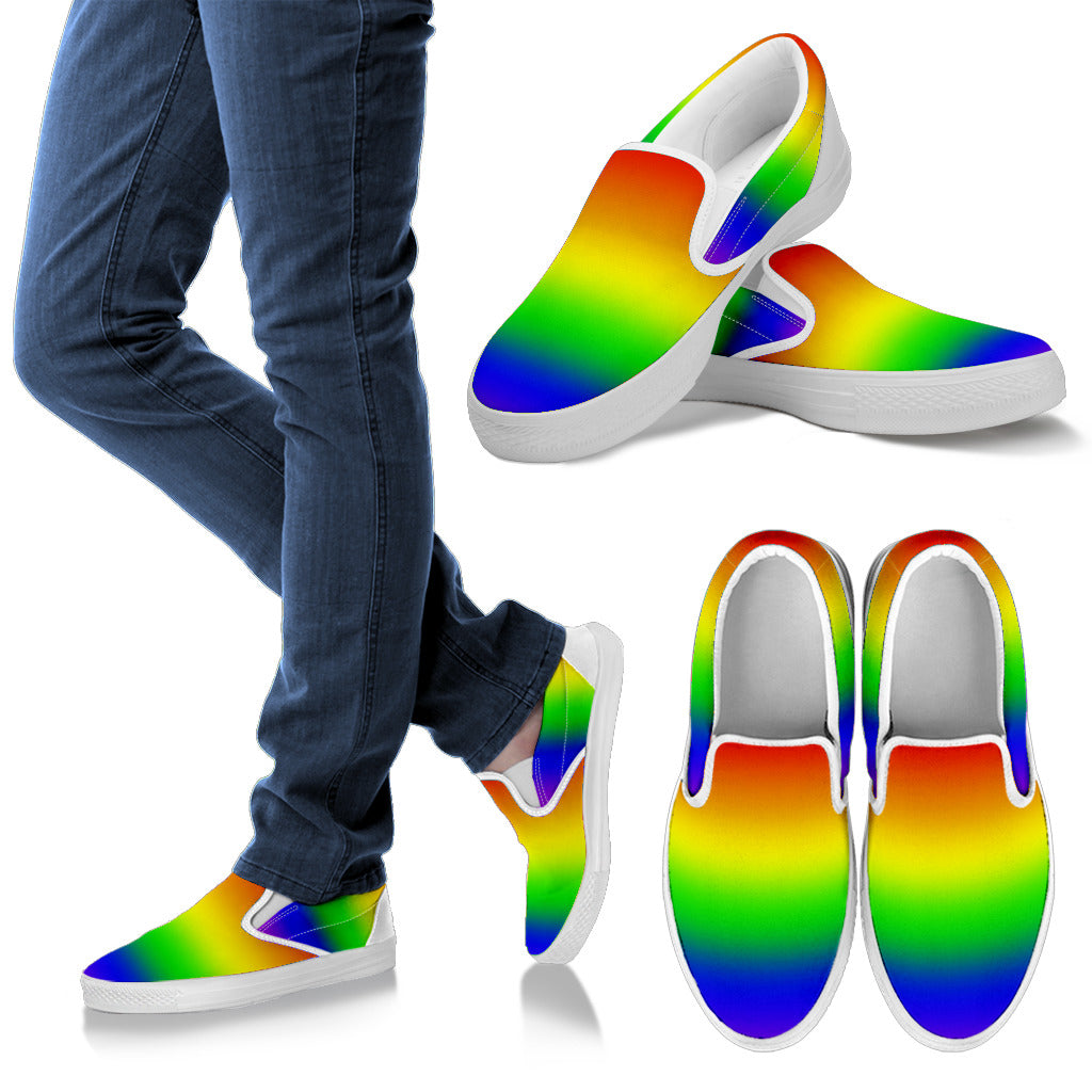 Rainbow Women's Slip Ons