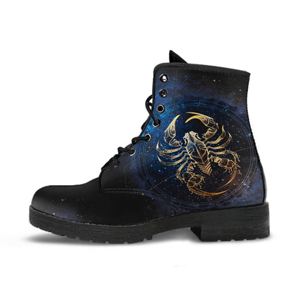 Scorpio Zodiac Women's Vegan Leather Boots