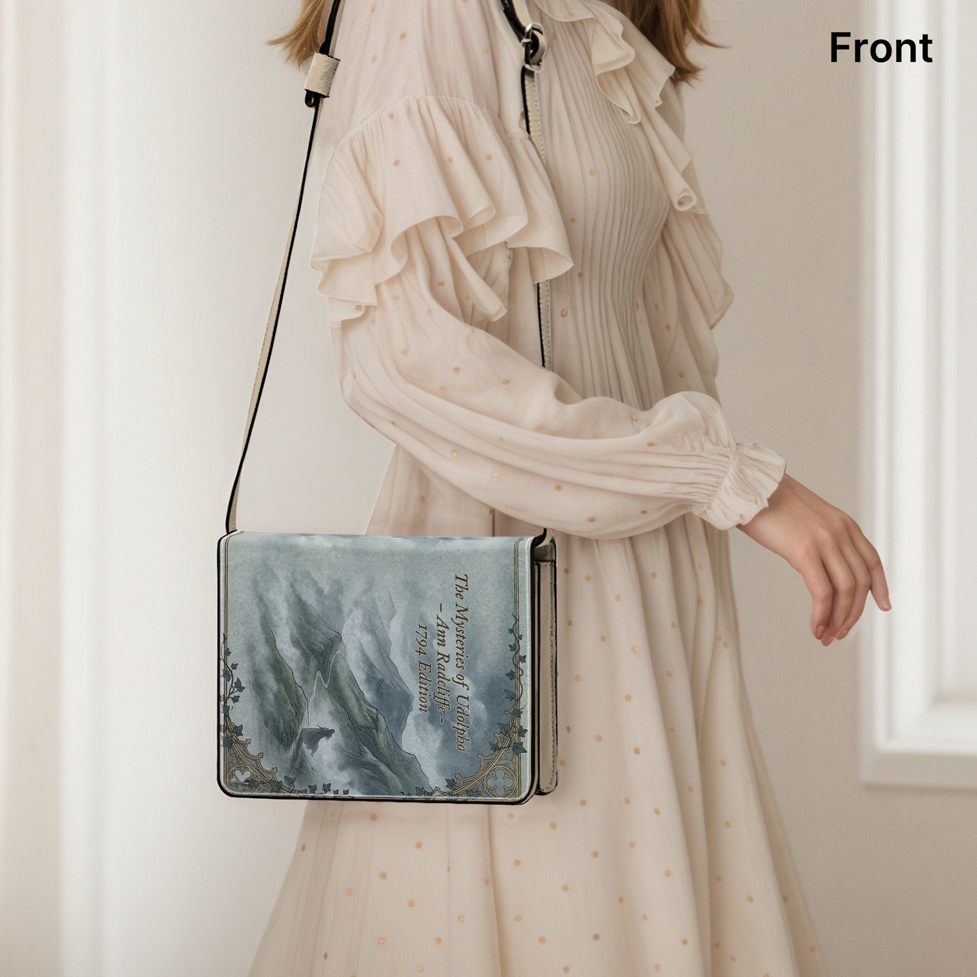 the mysteries of udolpho ann radcliffe gothic women's literary handbag vegan leather – Sole Design Studio
