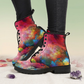 Colorful Spiritual Women's Vegan Leather Boots