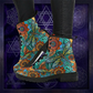 Dragonfly Mandalas Women's Vegan Leather Combat Boots