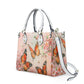 Watercolor Spring Butterfly Women's Vegan Leather Handbag