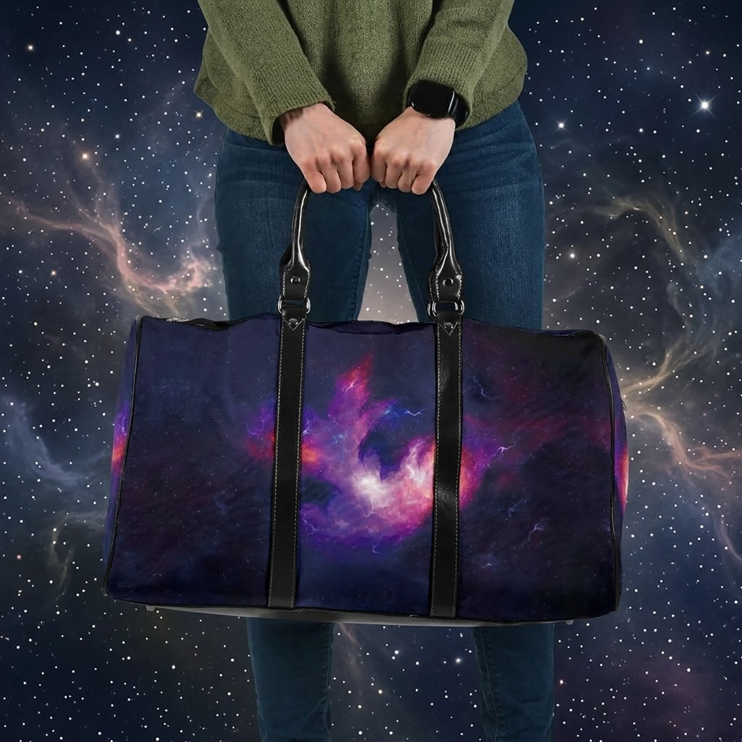 Galaxy Stars Women's Travel Bag
