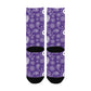 purple bandana paisley women's crew socks – Sole Design Studio