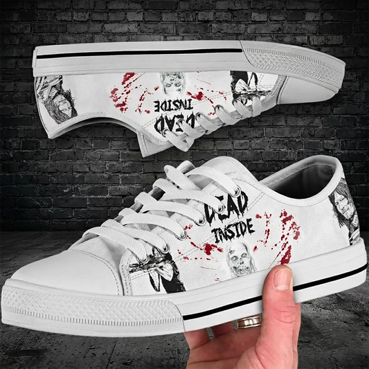 The Walking Dead Inside Women's Low Top Sneakers