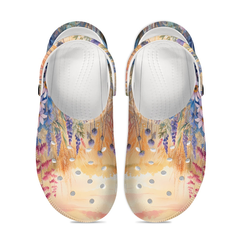 Wildflower meadow Women's Height Increasing Clogs