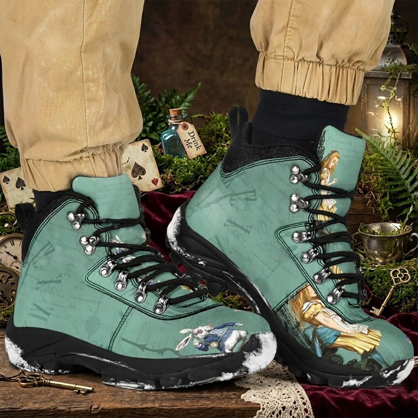 Alice in Wonderland Women's Alpine Boots