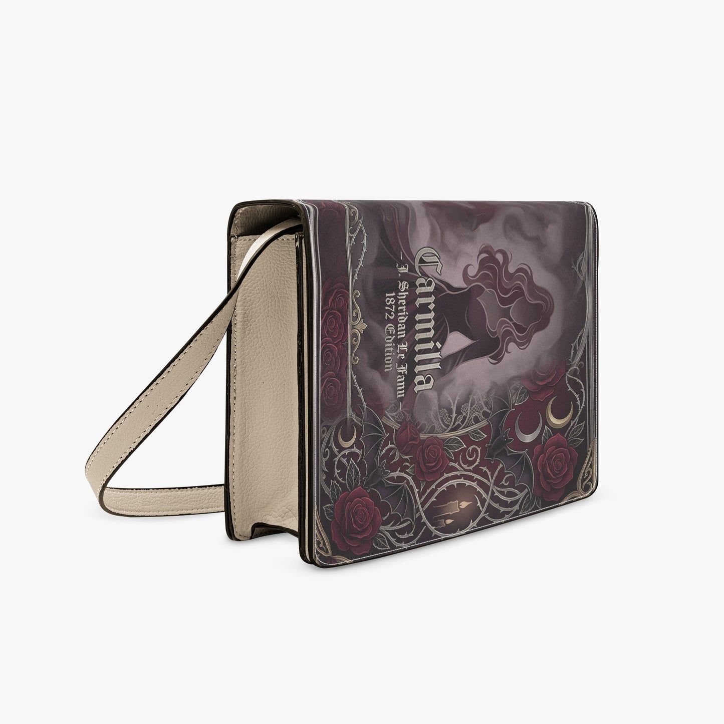 carmilla j sheridan le fanu gothic literary crossbody bag for women – Sole Design Studio