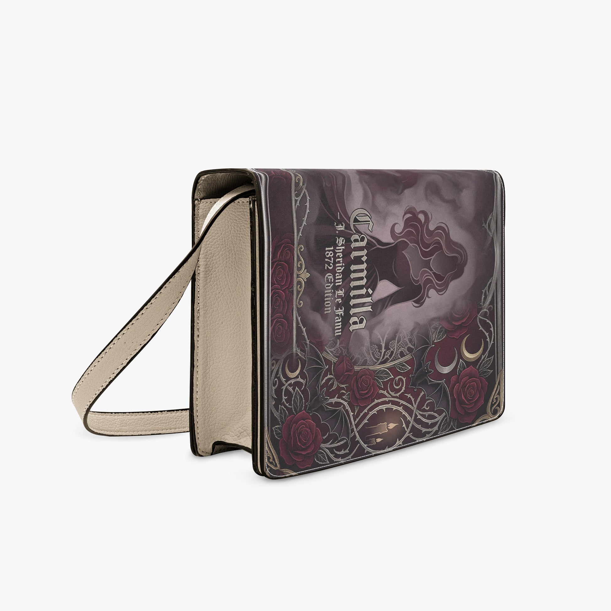 carmilla j sheridan le fanu gothic literary crossbody bag for women – Sole Design Studio