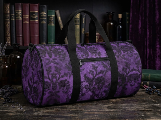 Purple Gothic Women's Travel Bag