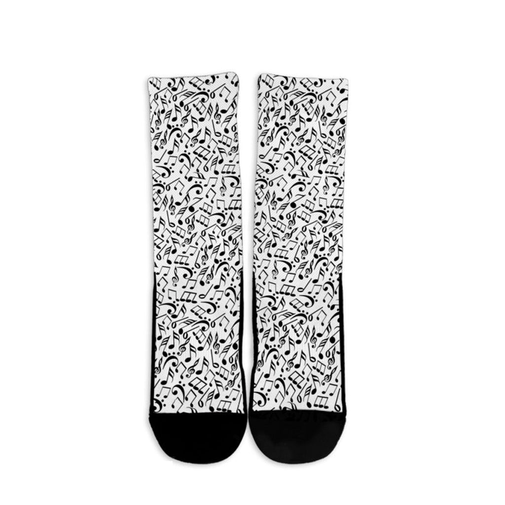 Musical Notes Women's Crew Socks