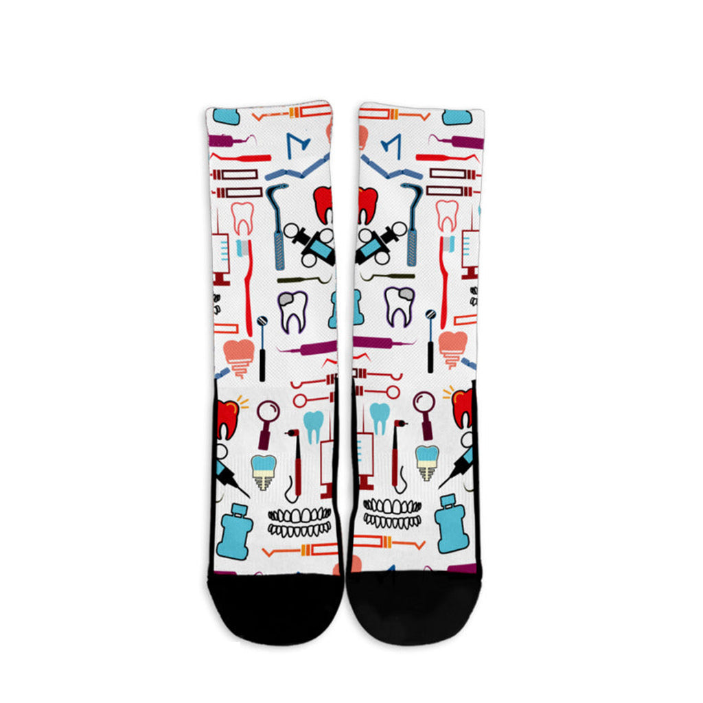 Dental Tools Crew Socks