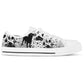 Dreaming Of Dogs White Women's Low Top Sneakers