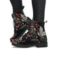 Colorful Bird Handcrafted Women's Vegan Leather Combat Boots