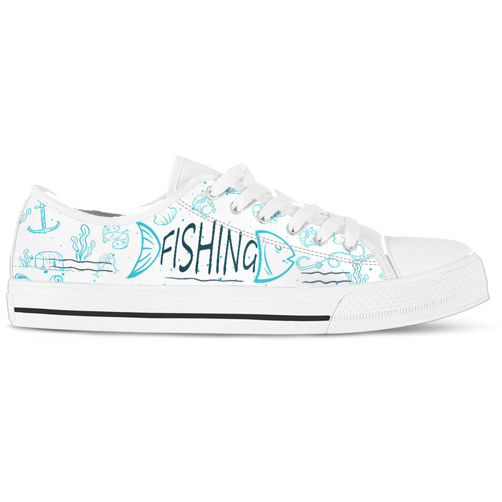 Fishing Women's Low Top Shoes