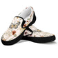 Tiny Bloom Watercolor Butterfly Women's Slip Ons