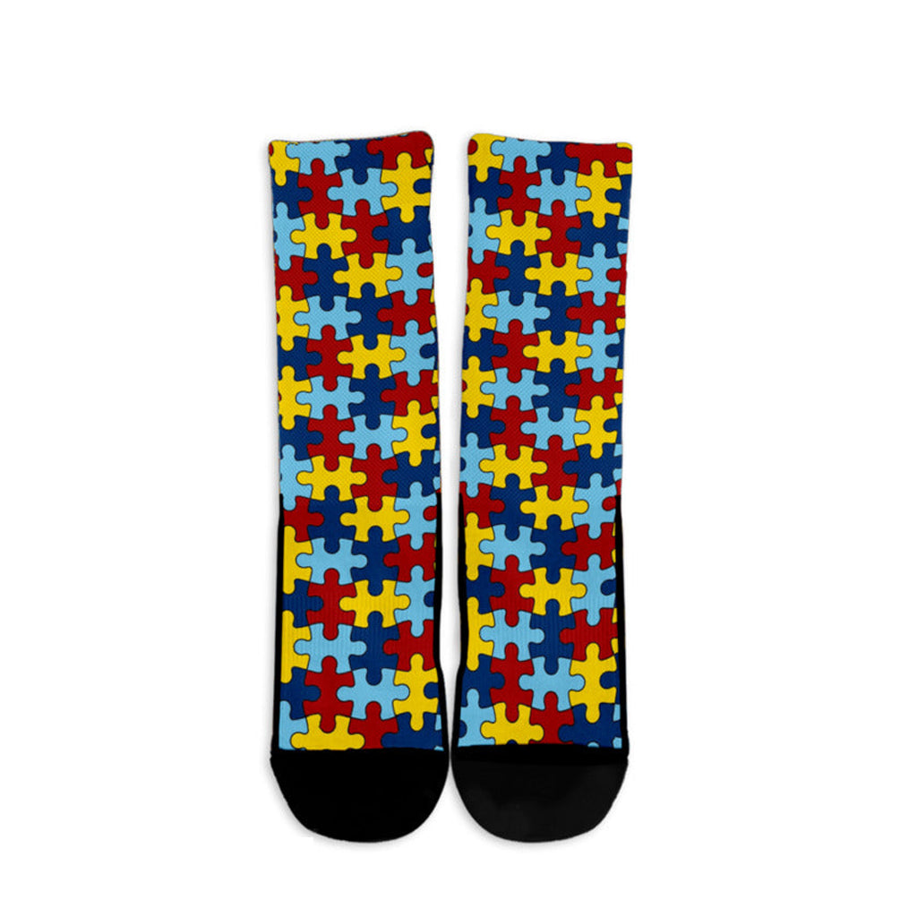 Autism Awareness Crew Socks