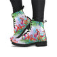 Tropical Flamingo Women's Vegan Leather Combat Boots