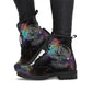 Galaxy Tree Handcrafted Women's Vegan Leather Combat Boots